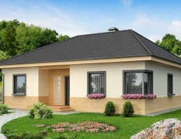 Дом из Газоблока "Звезда" 12x12 один этаж 144м2
